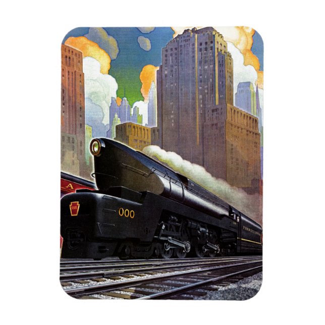 Pennsylvania Tåg av Okänd Magnet (Vertikal)