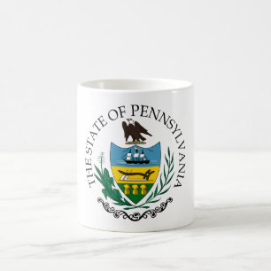 Pennsylvania-tecken Kaffemugg