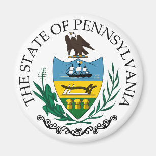 Pennsylvania-tecken Magnet