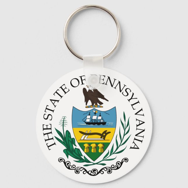 Pennsylvania-tecken Nyckelring (Framsida)
