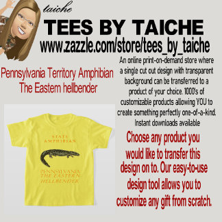Pennsylvania Territory Amfibie Den östra jätteödla T Shirt