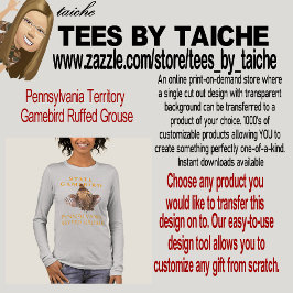 Pennsylvania Territory Gamebird Ruffed Grouse T Shirt