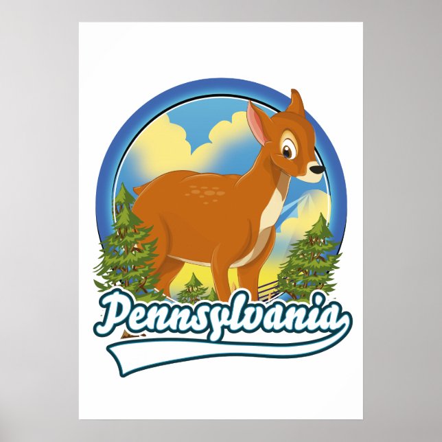 Pennsylvania Travel logotyp Poster (Framsidan)