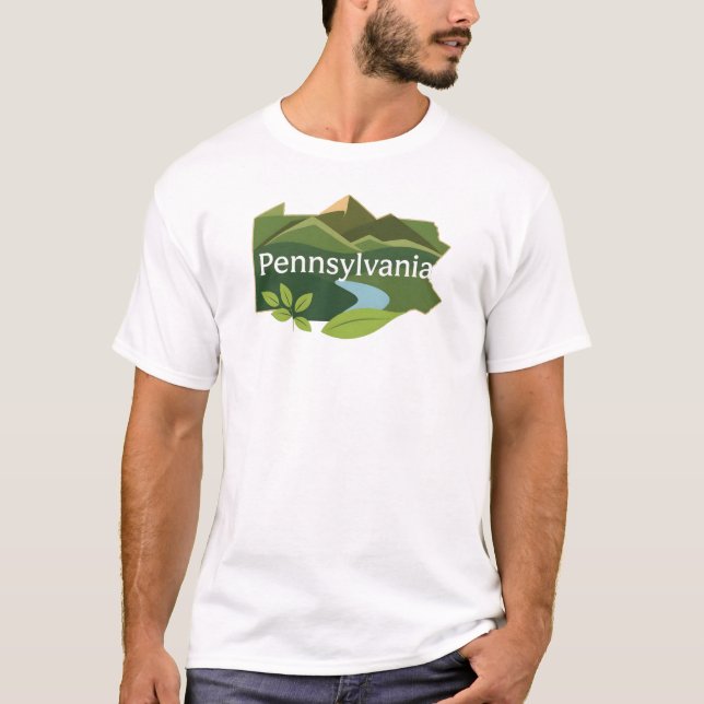 Pennsylvania Tshirt V05 T Shirt (Framsida)