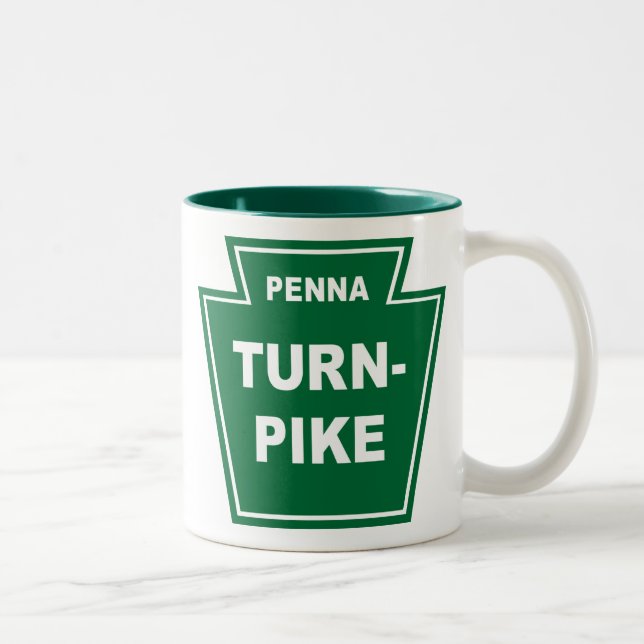 Pennsylvania Turnpike Två-Tonad Mugg (Höger)