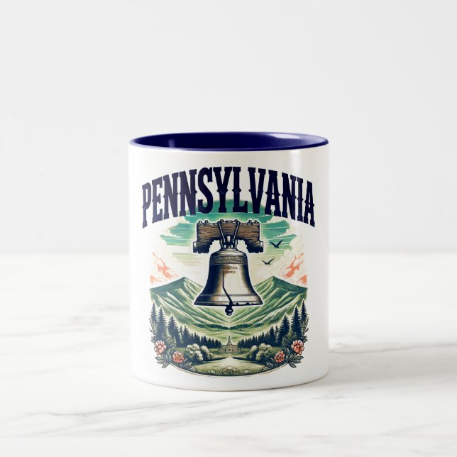 Pennsylvania Två-Tonad Mugg (Center)