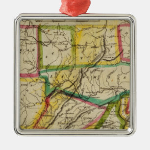 Pennsylvania upplaga 1818 julgransprydnad metall