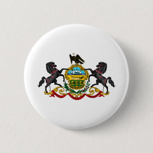 Pennsylvania vapensköld knapp
