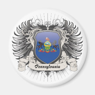 Pennsylvania vapensköld magnet