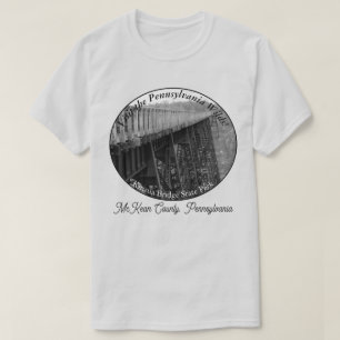 Pennsylvania-Vilderna Souvenir Kinzua Skypromengå T Shirt