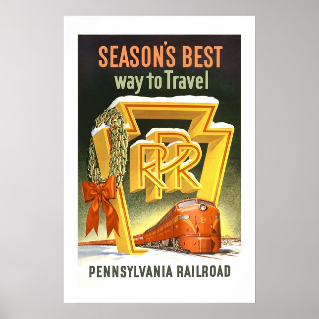 Pennsylvania Vintage resor Poster (Framsidan)