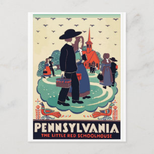 Pennsylvania vintage resor vycard USA Vykort