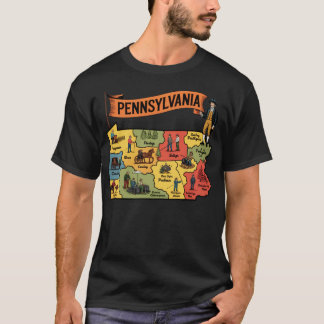 Pennsylvania - Vintage Turism T Shirt