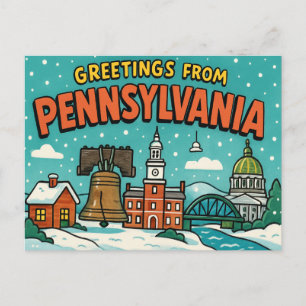 PENNSYLVANIA Vykort
