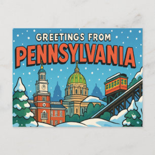 PENNSYLVANIA Vykort