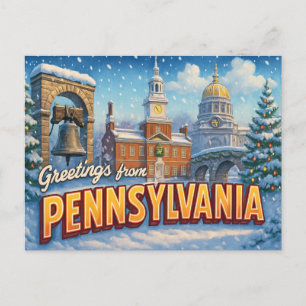 PENNSYLVANIA-vykort Vykort