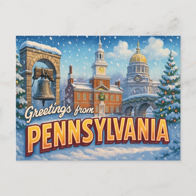 PENNSYLVANIA-vykort Vykort (Framsida)