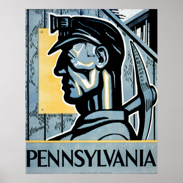 Pennsylvania WPA Poster (Framsidan)