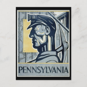 Pennsylvanian Miner Vykort