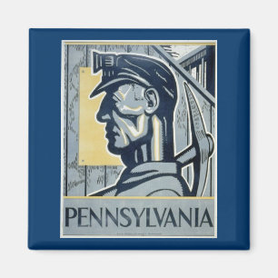 Pennsylvaniankolgruvarbetare Magnet