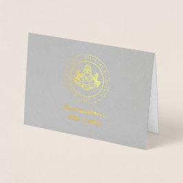 Pennsylvanias sjukförsäkringskort för militärhögsk folierat kort