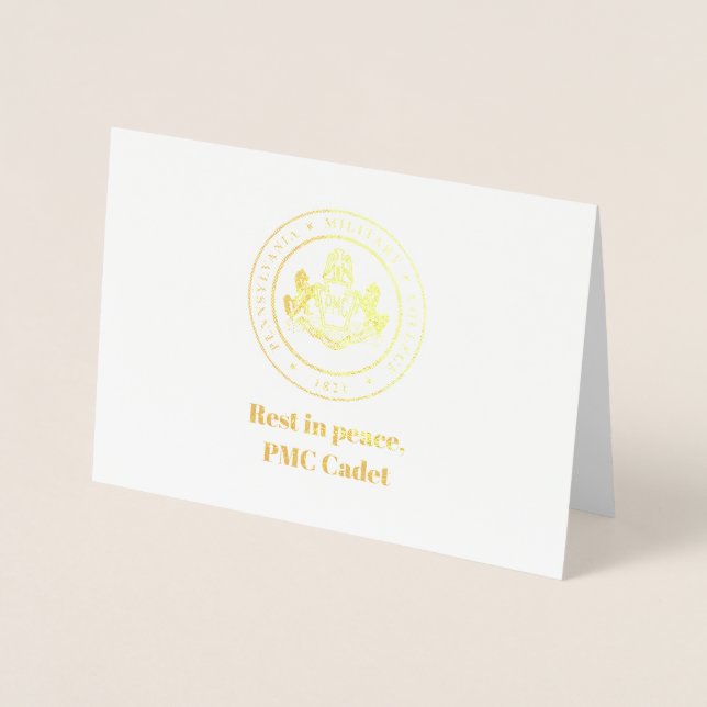 Pennsylvanias sjukförsäkringskort för militärhögsk folierat kort (Framsida)