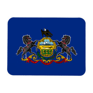 Pennsylvanias statsflagga magnet