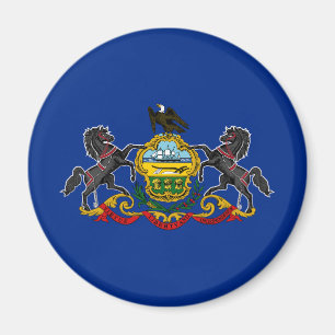 Pennsylvanias statsflagga magnet