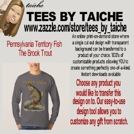 Pennsylvanias territorialfisk Brook Trout T Shirt