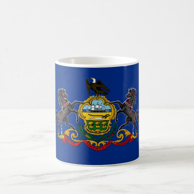 Pennsylvaniavlagga Kaffemugg (Center)