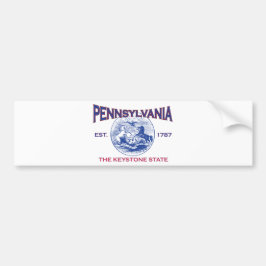 PENNSYLVANIEN - Nyckelstensläget Bildekal