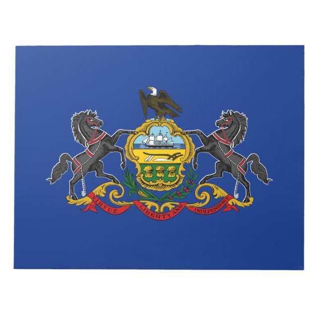 Pennsylvansk Flagga Anteckningsblock (Framsida)