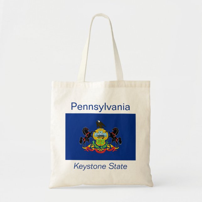 Pennsylvansk Flagga Bag Tygkasse (Framsidan)