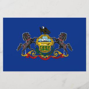 Pennsylvansk Flagga Brevpapper