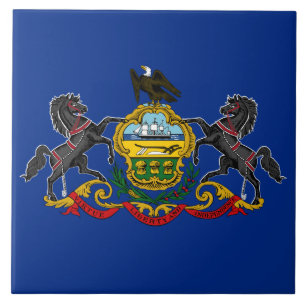 Pennsylvansk Flagga Kakelplatta