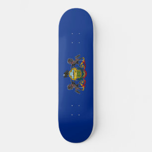 Pennsylvansk Flagga Mini Skateboard Bräda 18,5 Cm