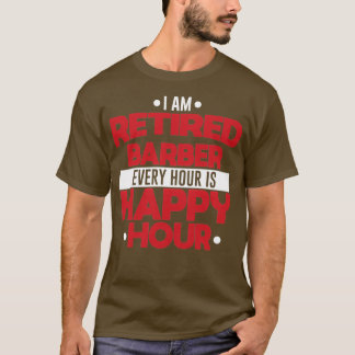Penntrötta Barber varje timme är Lycklig-timmen Pe T Shirt
