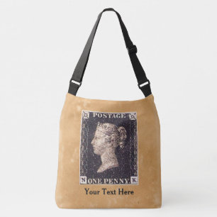 Penny Black Postage Frimärke Axelväska