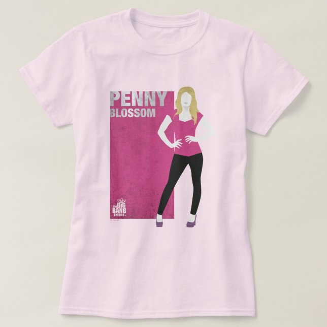 Penny Blommar T Shirt (Design framsida)