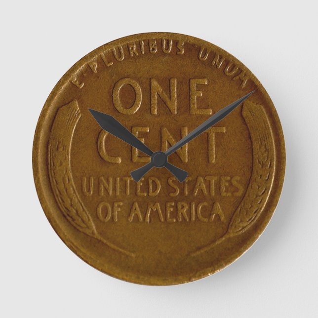 Penny Clock Rund Klocka (Framsida)