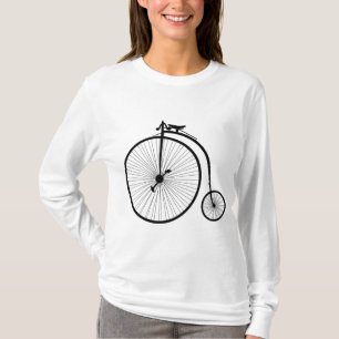 Penny Farthing Bicycle Bike Hjul T Shirt