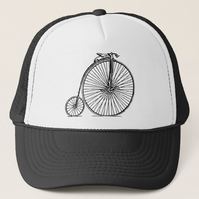 Penny Farthing - Black Truckerkeps (Framsida)