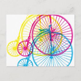 Penny Farthing CMYK Vykort