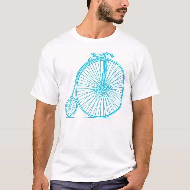Penny Farthing - Himlar Blue Tee Shirt (Framsida)
