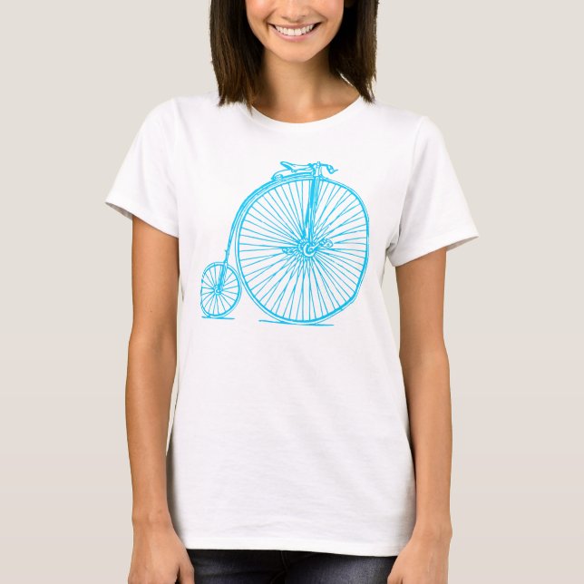 Penny Farthing - Himlar Blue Tee Shirt (Framsida)