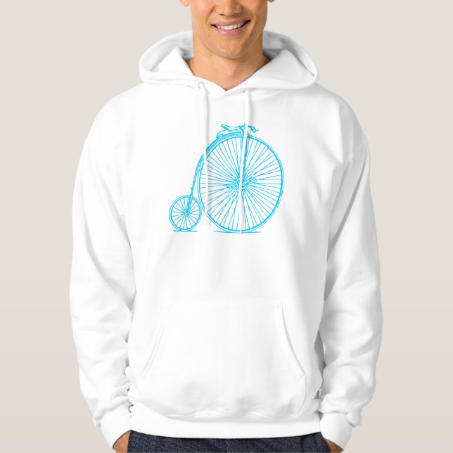 Penny Farthing - Himmelblå Sweatshirt (Framsida)