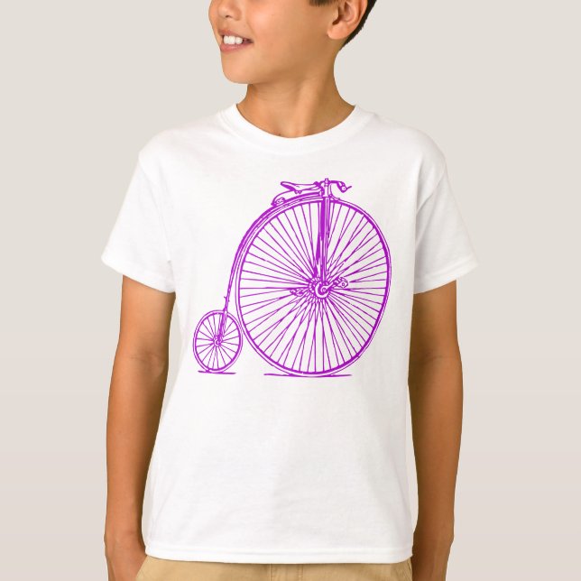 Penny Farthing - Lila Tee (Framsida)