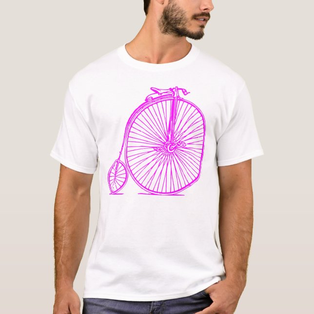 Penny Farthing - Magenta Tee (Framsida)