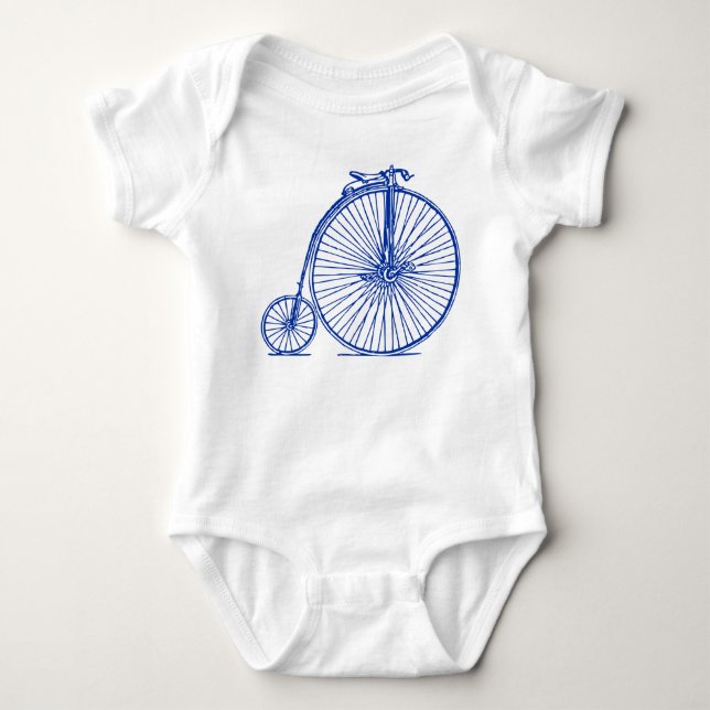 Penny Farthing - Marinblå Tee (Framsida)
