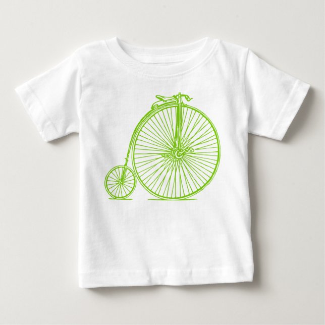 Penny Farthing - Martian Grönt T-shirt (Framsida)